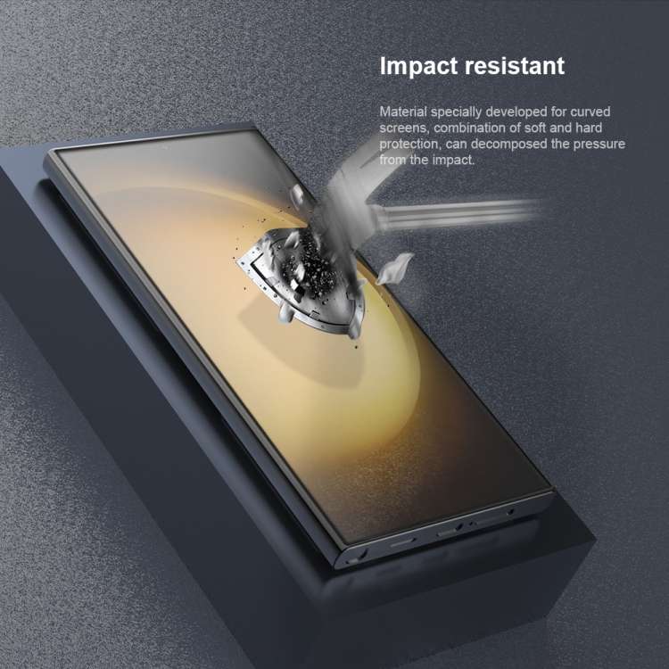For Samsung Galaxy S24 Ultra 5G NILLKIN Impact Resistant Curved Tempered Glass Film