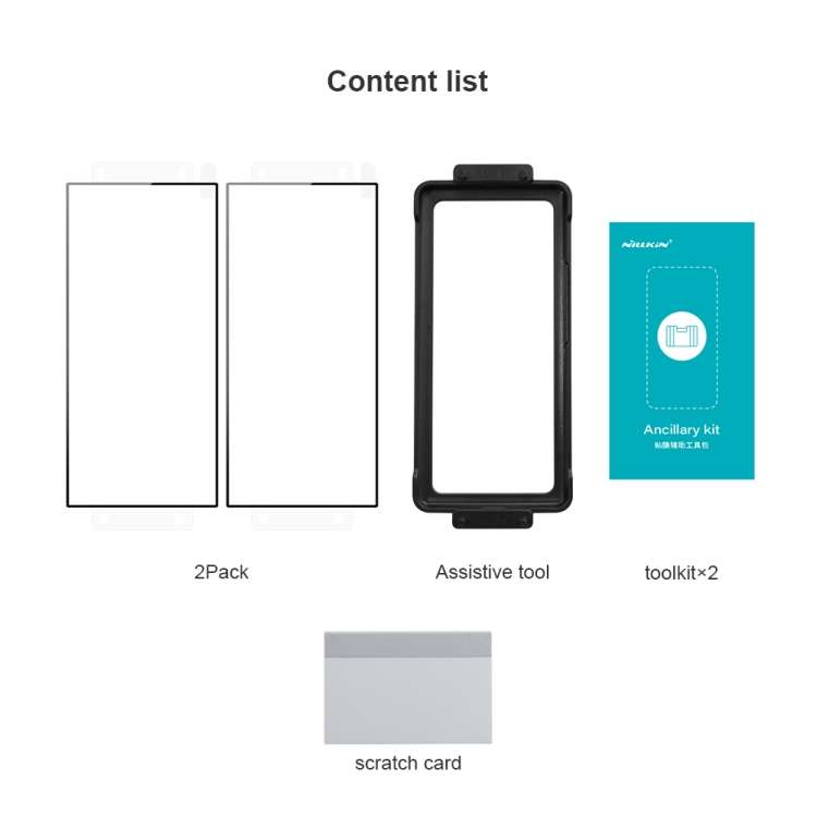 For Samsung Galaxy S24 Ultra 5G NILLKIN Impact Resistant Curved Tempered Glass Film