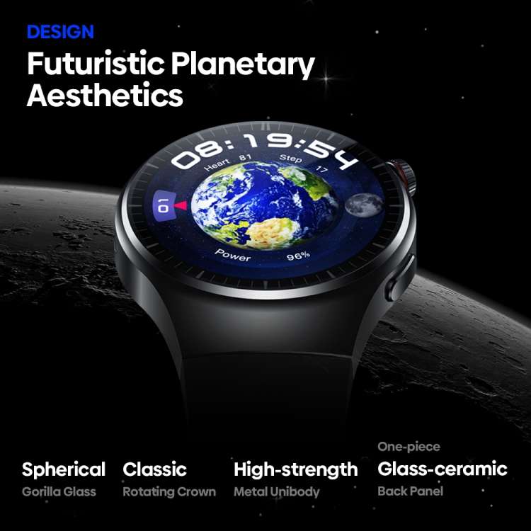 Zeblaze Thor Ultra 1.43 inch AMOLED Screen Android Smart Watch(Black)