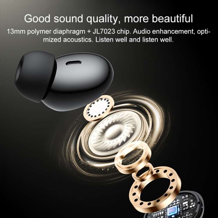 Yesido TWS26 TWS Wireless Bluetooth Earphone(Black)