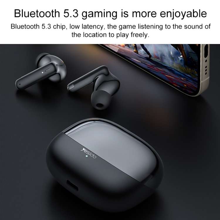 Yesido TWS26 TWS Wireless Bluetooth Earphone(Black)