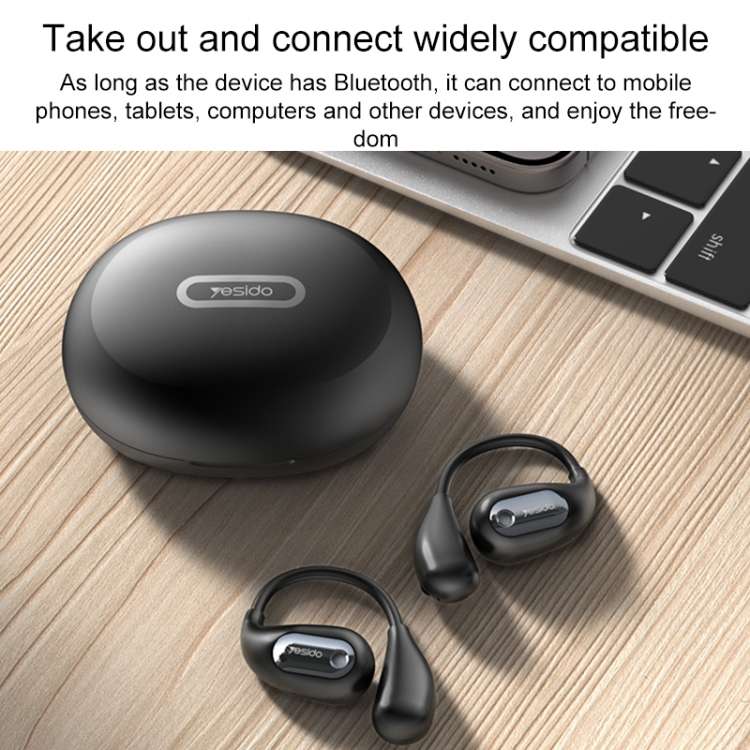 Yesido YSP17 OWS Open Wireless Bluetooth Earphone(Black)