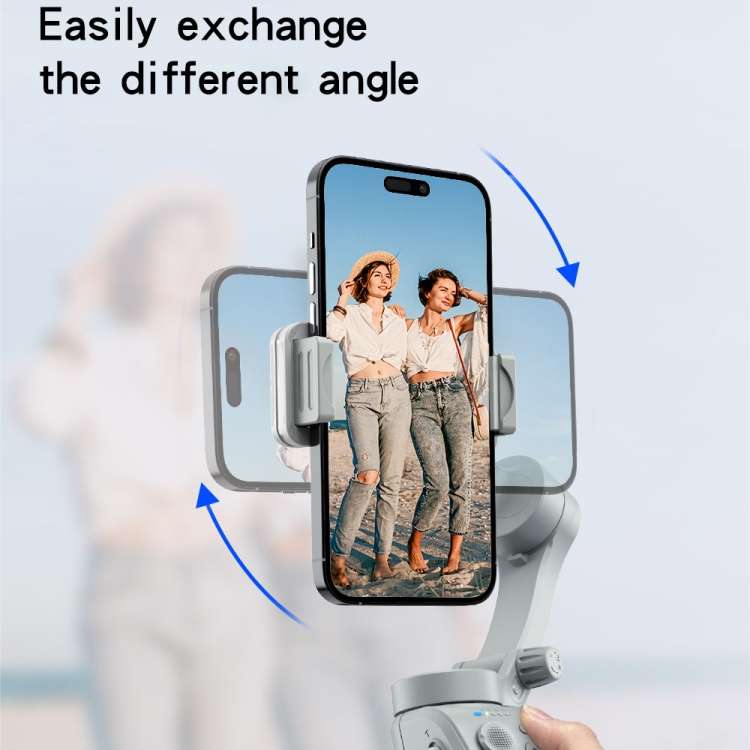Yesido SF18 Phone Stabilizer Three-Axis Anti-Shake Handheld Gimbal(White)