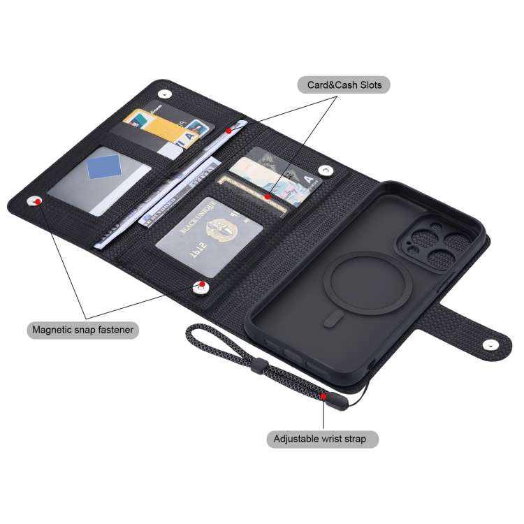 For iPhone 12 / 12 Pro ViLi GHA Series Shockproof MagSafe RFID Leather Attraction Horizontal Flip Ph