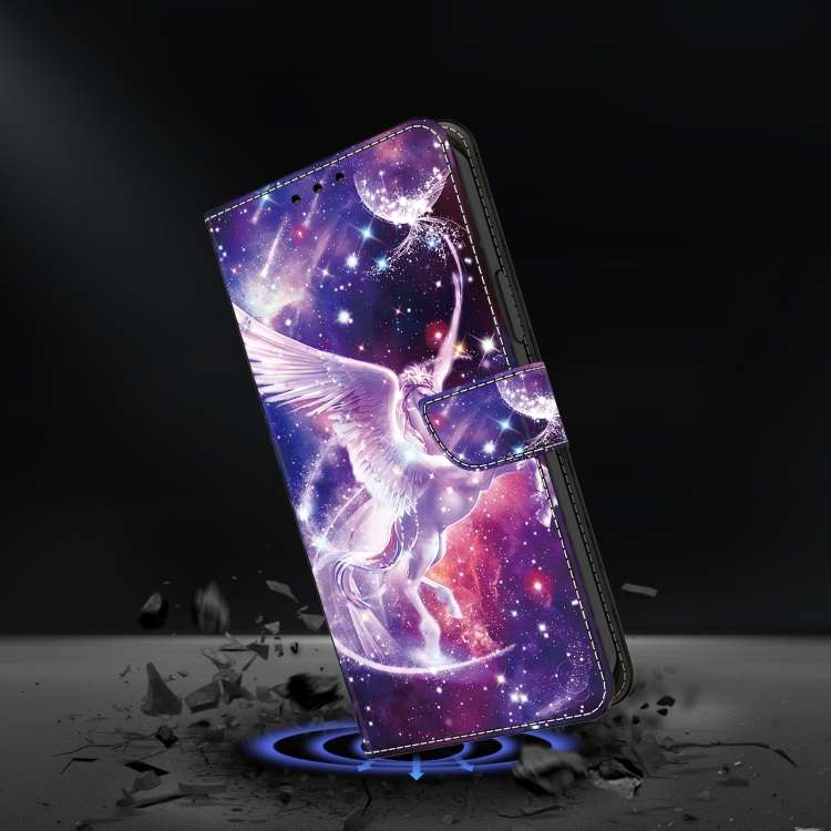 For Xiaomi 13T Pro Crystal Painted Leather Phone case(Unicorn)