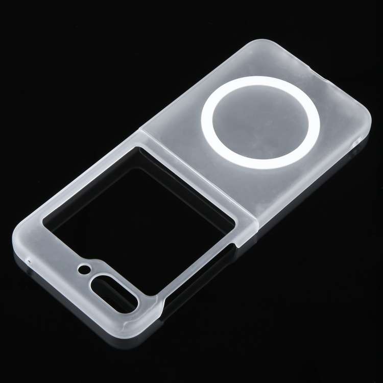 For Samsung Galaxy Z Flip5 MagSafe All-Inclusive Shockproof PC Phone Case(Transparent)