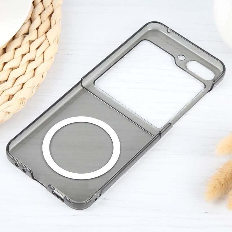 For Samsung Galaxy Z Flip5 MagSafe All-Inclusive Shockproof PC Phone Case(Frosted Black)