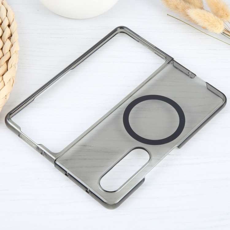 For Samsung Galaxy Z Fold4 MagSafe All-Inclusive Shockproof PC Phone Case(Frosted Black)