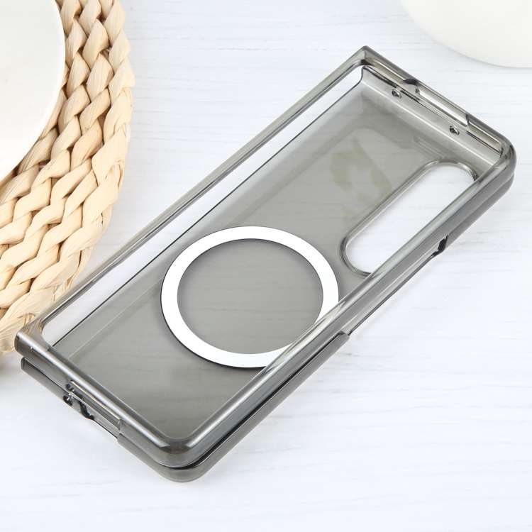 For Samsung Galaxy Z Fold4 MagSafe All-Inclusive Shockproof PC Phone Case(Frosted Black)