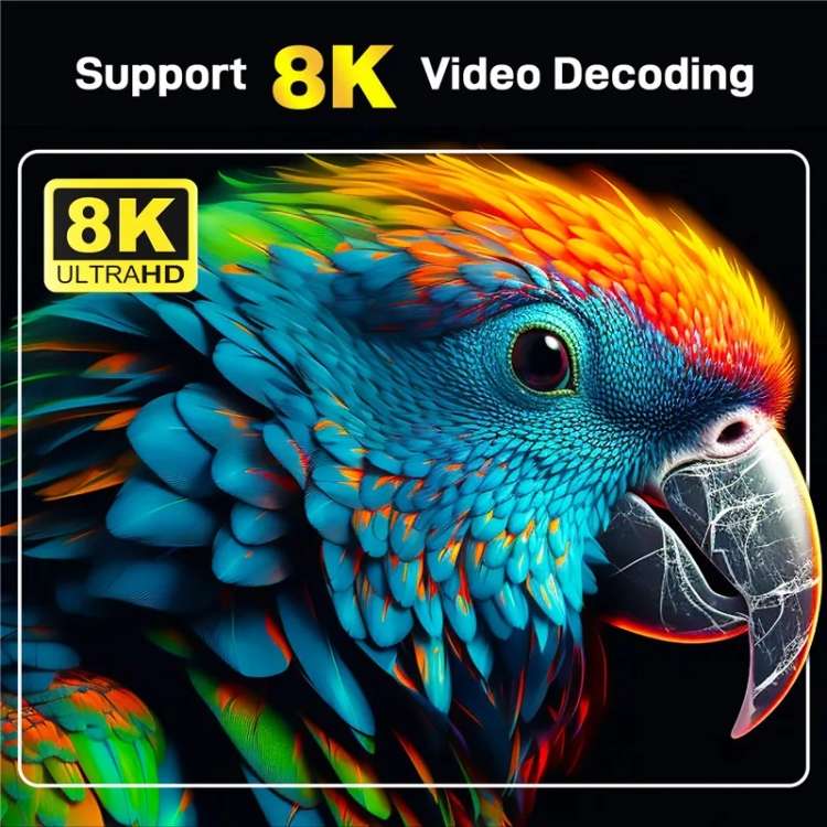 LEMFO DQ10 Allwinner H618 Quad Core ARM Cortex A53 8K HD Android TV Stick, RAM:2GB+16GB(EU Plug)