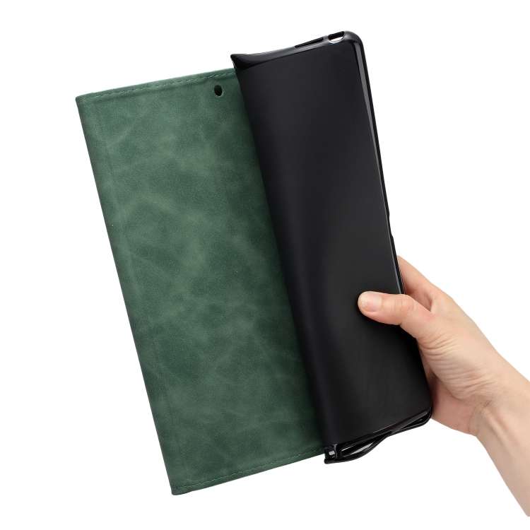 For Xiaomi Redmi Pad Coconut Tree Embossed Smart Leather Tablet Case(Green)