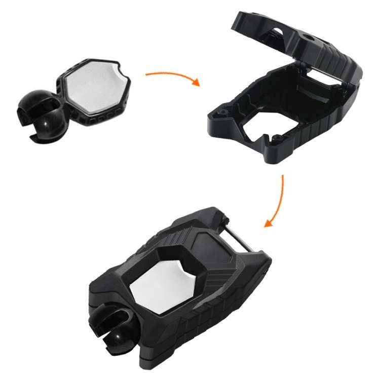 For Can Am Ryker 600 900 ATV Ignition Key Protective Case(Black)