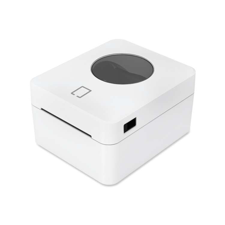 ZJ-9250 100x150mm USB Bluetooth Thermal Label Printer, Plug:EU Plug(White)