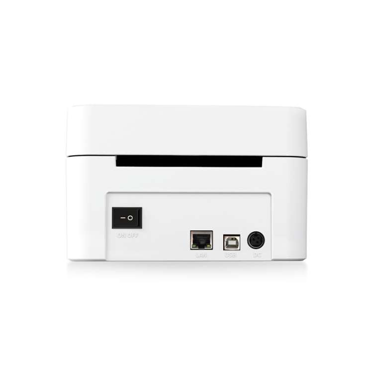 ZJ-9250 100x150mm USB Bluetooth Thermal Label Printer, Plug:EU Plug(White)