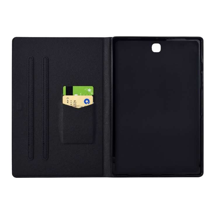 For Samsung Galaxy Tab A 9.7 T550 Voltage Painted Smart Leather Tablet Case(Petals)