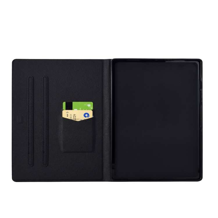 For Amazon Kindle Paperwhite 5 2021 Voltage Painted Smart Leather Tablet Case(Rose Cat)