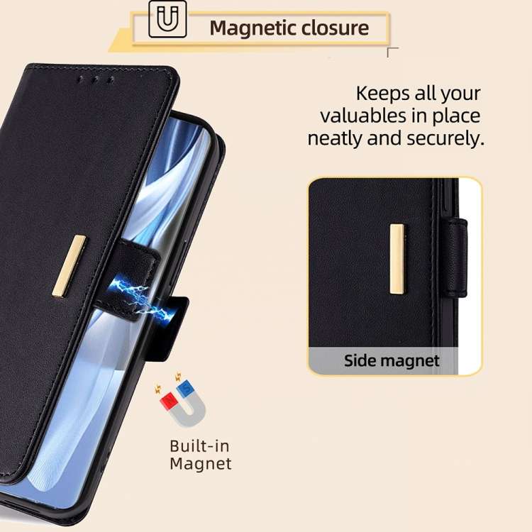 For Samsung Galaxy A35 5G Crossbody Chain Leather Phone Case(Black)