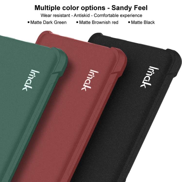 For Huawei nova 12i / Enjoy 70 Pro imak Shockproof Airbag TPU Phone Case(Matte Black)