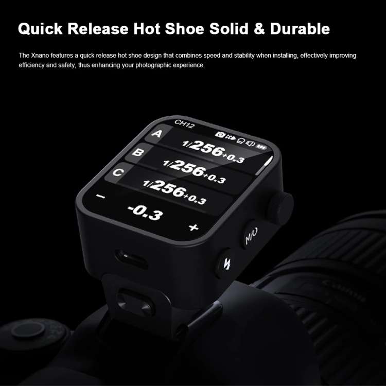 Godox X3 TTL Wireless Flash Trigger Touch Screen Flash Transmitter For FUJIFILM(Black)