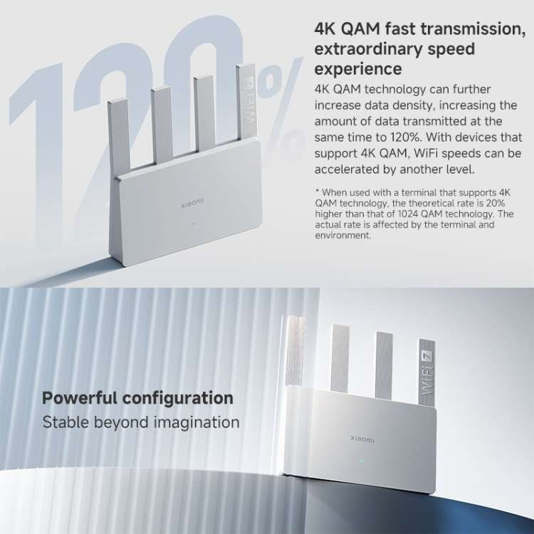 Xiaomi Router BE3600 WiFi7 2.5G Port Dual Band, US Plug(White)