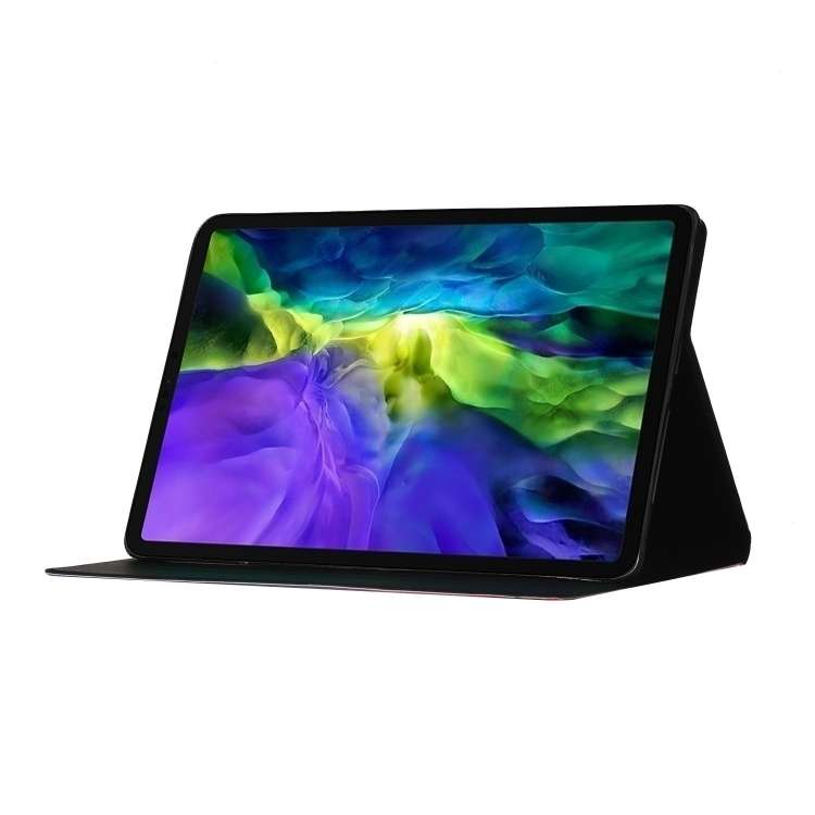For iPad Pro 11 2024 Voltage Coloured Drawing Smart Leather Tablet Case(Romantic Tower)