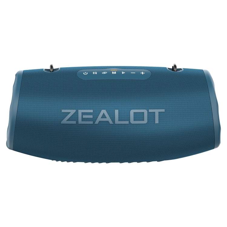Zealot S87 80W Portable Outdoor Bluetooth Speaker with RGB Light(Blue)