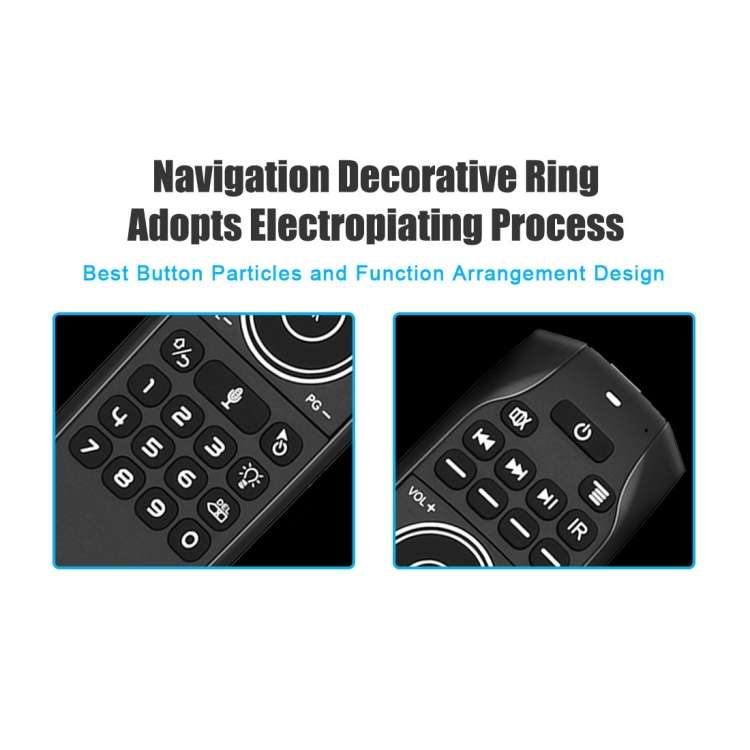 G7V Pro 2.4GHz Fly Air Mouse LED Backlight Wireless Keyboard Remote Control with Gyroscope for Andro