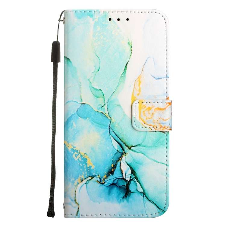 For Xiaomi Redmi Note 8 Pro PT003 Marble Pattern Flip Leather Phone Case(Green)