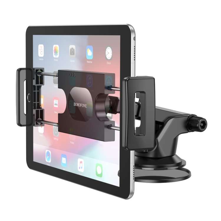 BOROFONE BH100 Airy Car Center Console Tablet PC Holder(Black)