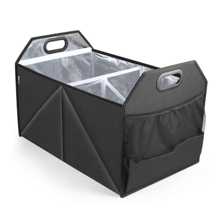 FunAdd Foldable Storage Fresh Box Vehicle Trunk Organizer Bag Transportation Fresh-keeping Box (Blac