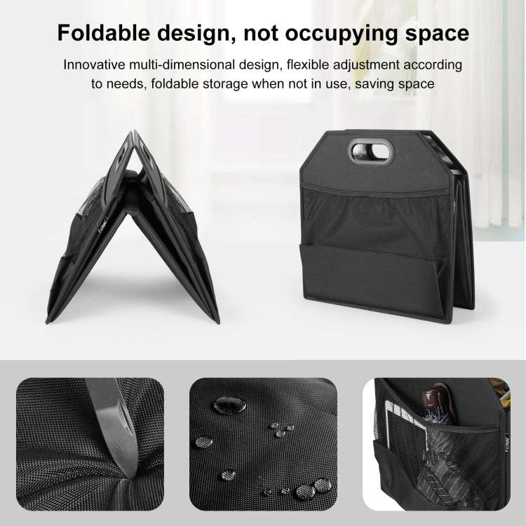 FunAdd Foldable Storage Fresh Box Vehicle Trunk Organizer Bag Transportation Fresh-keeping Box (Blac