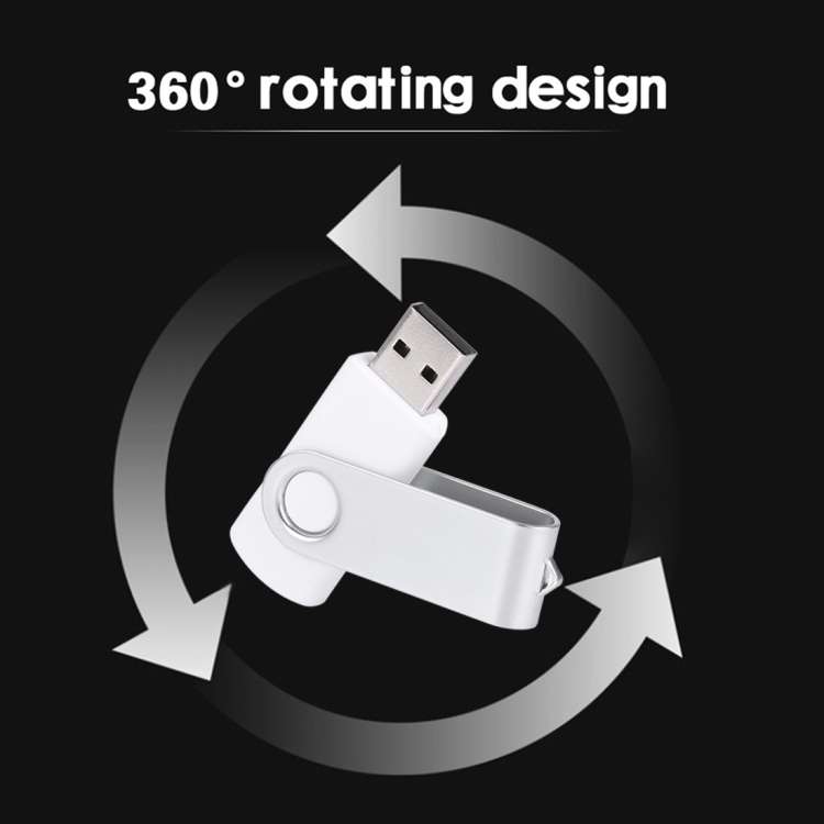 8GB Twister USB 3.0 Flash Disk USB Flash Drive (White)