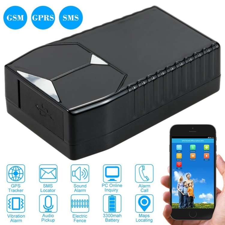 GSM GPRS GPS Positioning Tracker Real Time Positioning SMS APP Tracking Sound Alarm Monitoring for i
