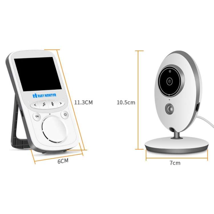 VB605 2.4 inch LCD 2.4GHz Wireless Surveillance Camera Baby Monitor, Support Two Way Talk Back, Nigh