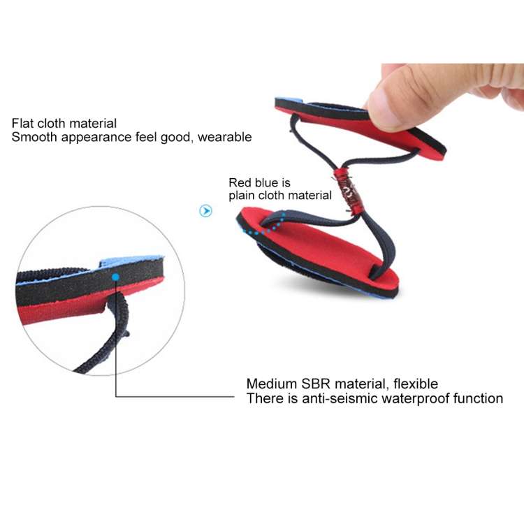 Big Toe Stretcher Corrector Feet Care Elastic Band Tensile Band(Blue)