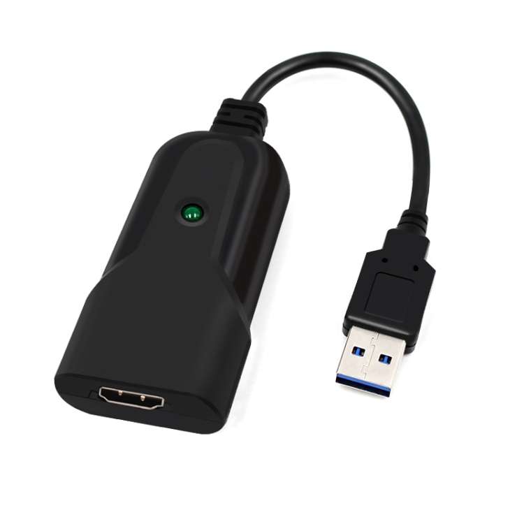 K004 HDMI to USB 3.0 UVC HD Video Capture (Black)