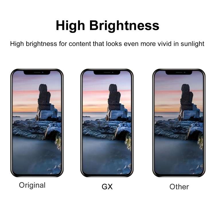 GX OLED LCD Screen for iPhone 11 Pro Max Digitizer Full Assembly with Frame(Black)