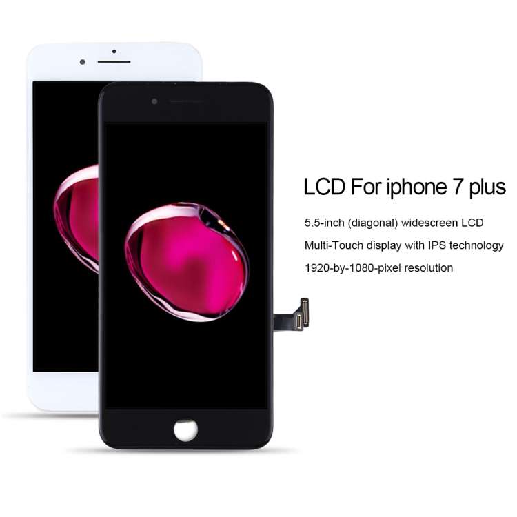 Original LCD Screen for iPhone 7 Plus with Digitizer Full Assembly (Black)