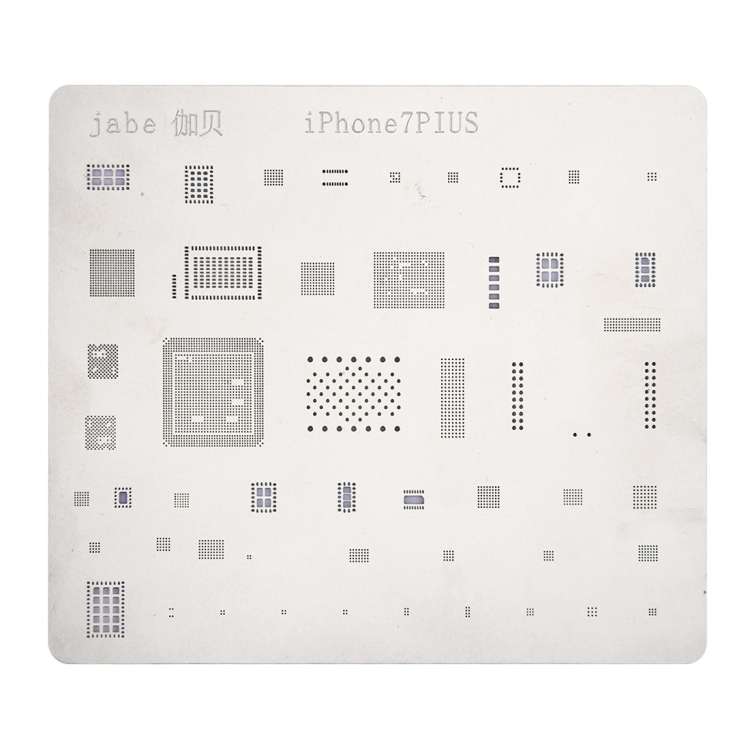 Mobile Phone Rework Repair BGA Reballing Stencils For iPhone 7 Plus