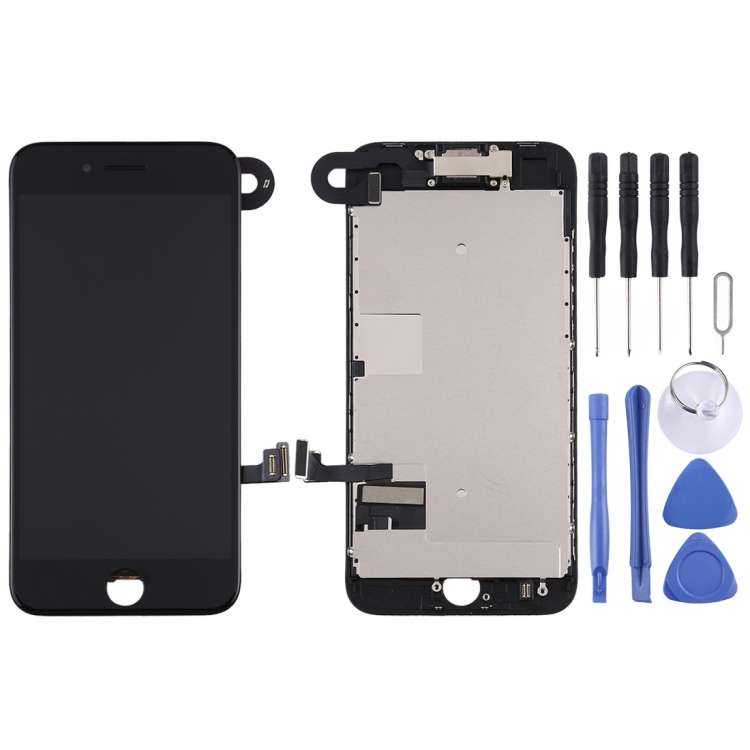 TFT LCD Screen for iPhone 8 with Digitizer Full Assembly include Front Camera (Black)