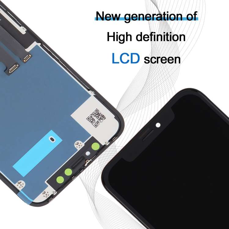 JK TFT LCD Screen for iPhone XR with Digitizer Full Assembly(Black)