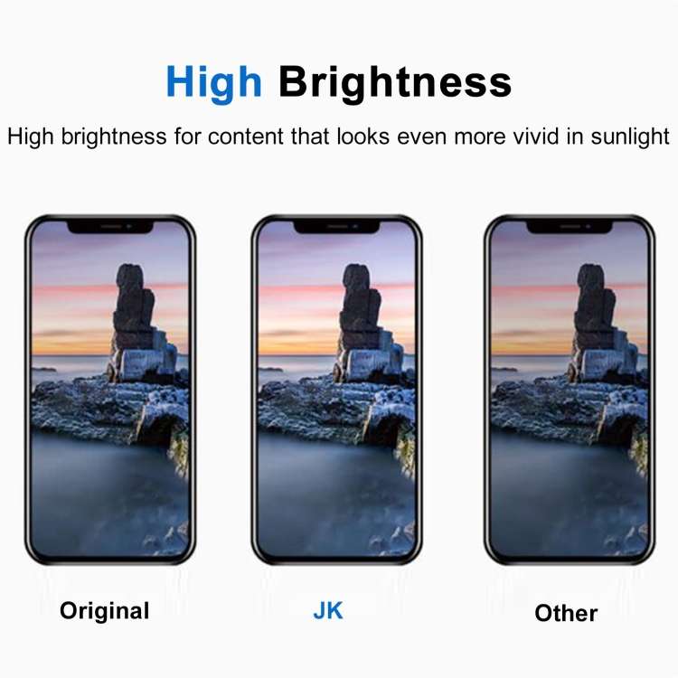 JK TFT LCD Screen for iPhone XR with Digitizer Full Assembly(Black)