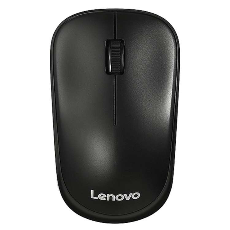 Lenovo KN100 Simple Wireless Keyboard Mouse Set (Black)