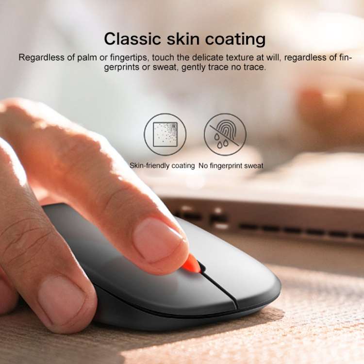 Lenovo thinkplus Bluetooth 4.0 Portable Wireless Bluetooth Mouse (Black)