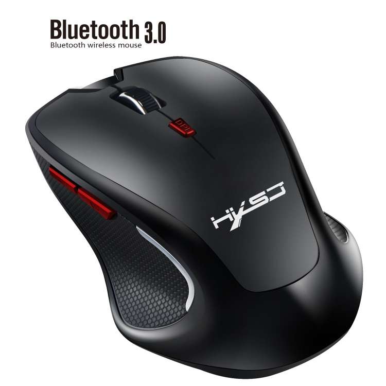HXSJ T21 2.4GHz Bluetooth 3.0 6-keys Wireless 2400DPI Four-speed Adjustable Optical Gaming Mouse for