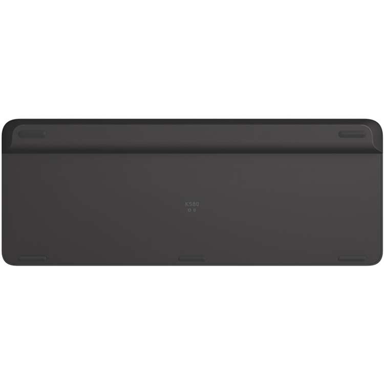 Logitech K580 Dual Modes Thin and Light Multi-device Wireless Keyboard with Phone Holder (Black)