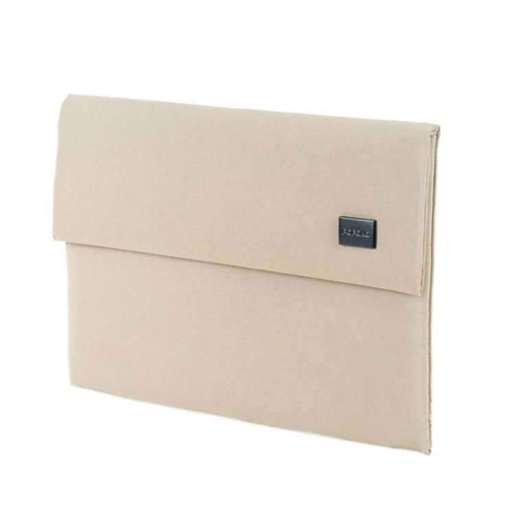 POFOKO E200 Series Polyester Waterproof Laptop Sleeve Bag for 14-15.4 inch Laptops (Beige)