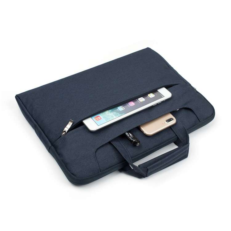 Portable One Shoulder Handheld Zipper Laptop Bag, For 15.4 inch and Below Macbook, Samsung, Lenovo,