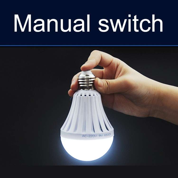E27 12W SMD 5730 LED Bulbs, 24 LEDs 1080 LM 6000-6500K LED Intelligent Emergency Ball Steep Lights,