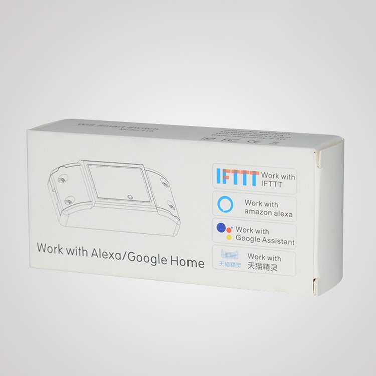 10A Single Channel WiFi Smart Switch Wireless Remote Control Module Works with Alexa & Google Home,